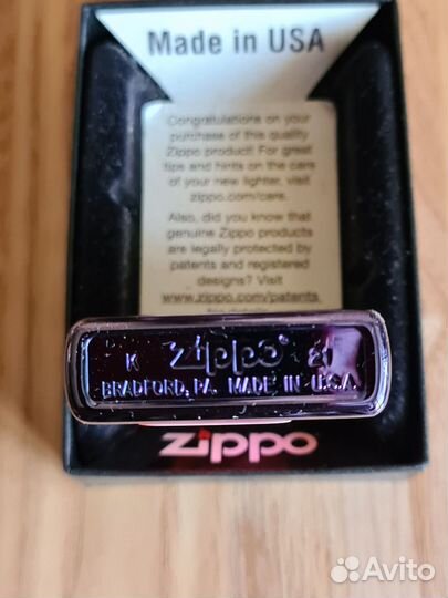 Zippo. Королевский пурпур. Редкая. Коллекц. NEW