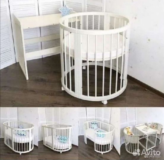 Детская кроватка круглая