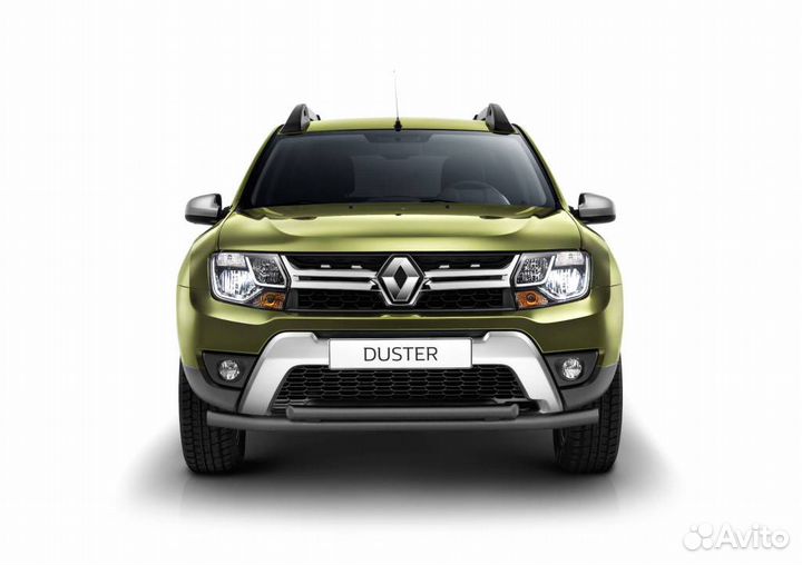 Защита переднего бампера Рено Дастер