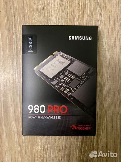 Накопитель ssd Samsung 980 PRO NVMe M.2 500 GB
