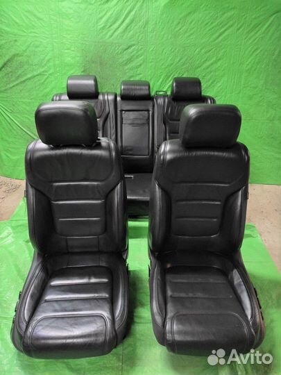 Салон черная кожа VW Touareg NF 10-18 / Таурег нф