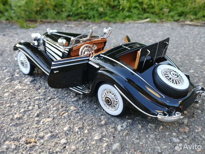 Mercedes-Benz 500 K ретро модель 1936 года 1:24