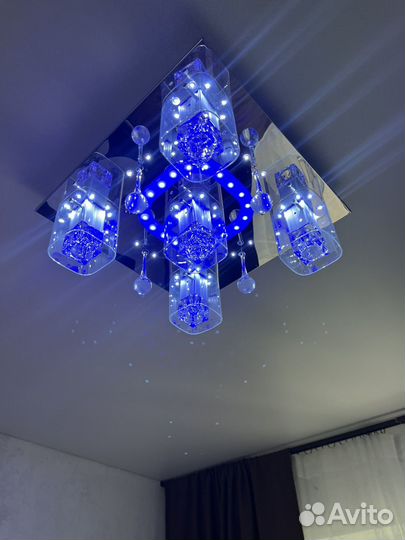 Люстра потолочная бу с пультом