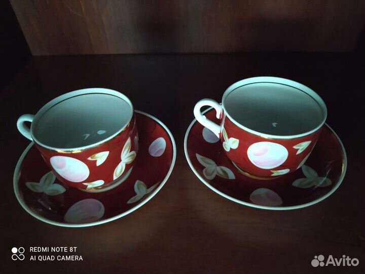 Чайная пара Слива СССР