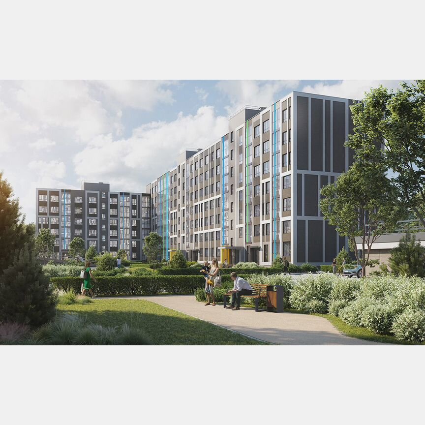 1-к. квартира, 40,9 м², 15/19 эт.