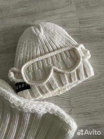 Шапка и снуд для девочки зима