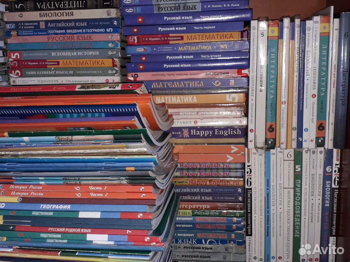 Учебники 5,6,7,8,9,10,11