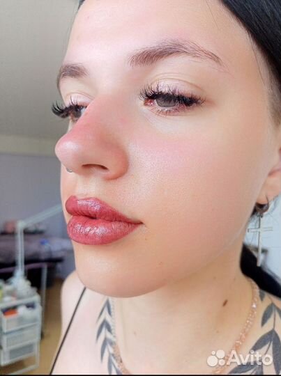 Перманент бровей и губ
