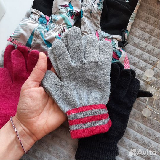 Перчатки Спортмастер детские белые 5