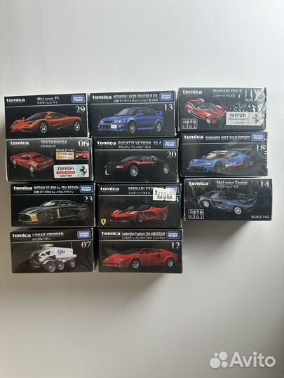 Модели Tomica Premium 1/64 Hot Wheels машинки