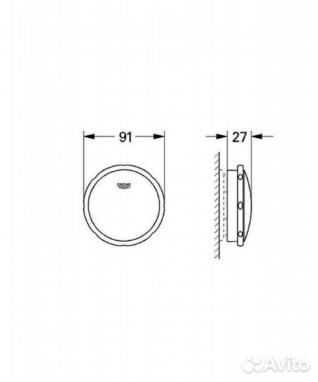 Накладки для слив-перелива Grohe Talento 19025000