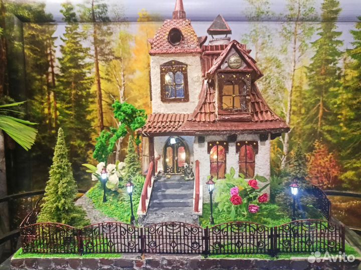 Дом в викторианском стиле, диорама