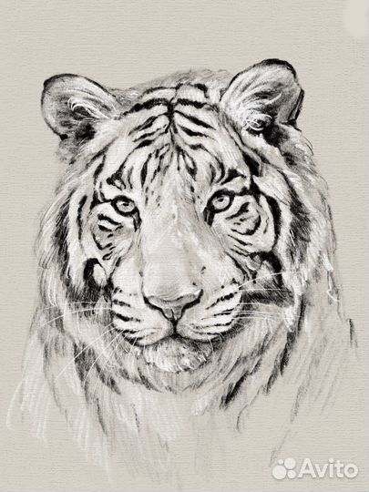 Портрет питомца животного на заказ по фото