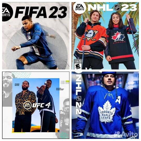 Подписка 12 мес. (FIFA23, Dirt5,UFC4 и др) PS/Xbox