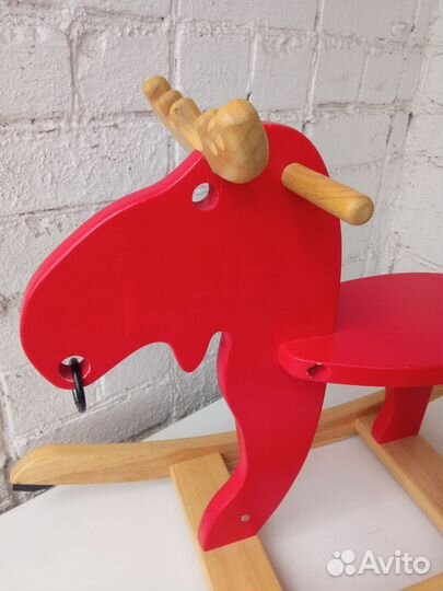 Детская IKEA качалка-лось под Елку