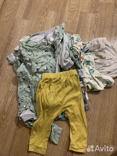 Вещи пакетом на мальчика девочку 74 80 86