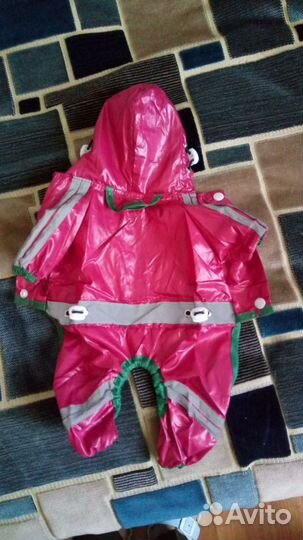 Дождевик для собак мелких пород