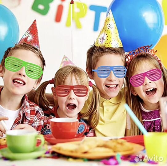 Очки карнавальные (набор из 5 штук)