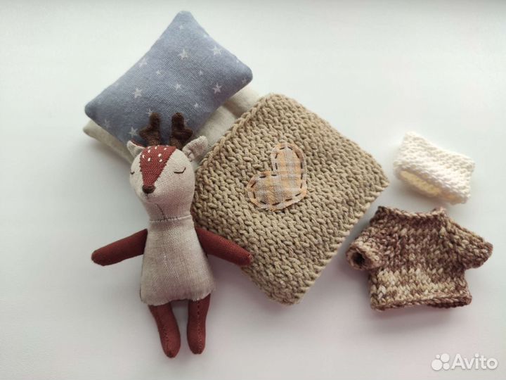 Набор игрушек оленёнок(бронь)