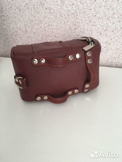 Кофр для объектива натуральная кожа