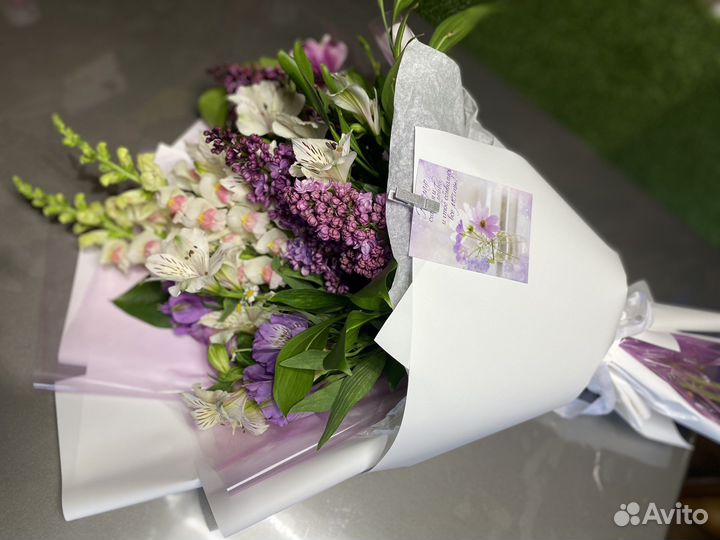 Живые цветы букеты