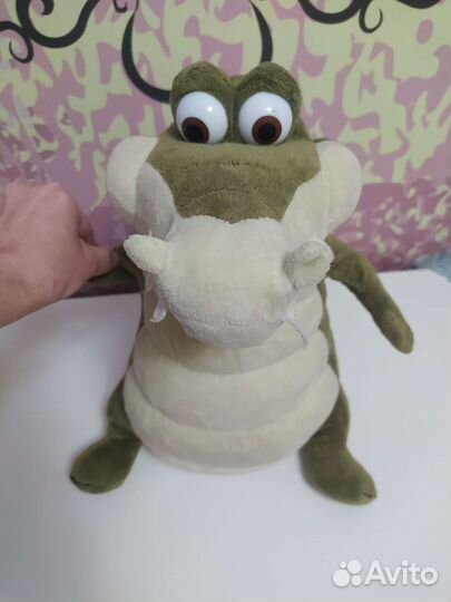 Мягкая игрушка бегемот,крокодил