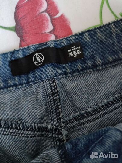 Шорты джинсовые с вышивкой Missguad