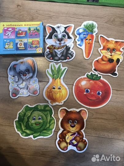 Пазлы для малышей пакетом