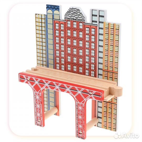 Элементы деревянной дороги Мост перекрёсток депо