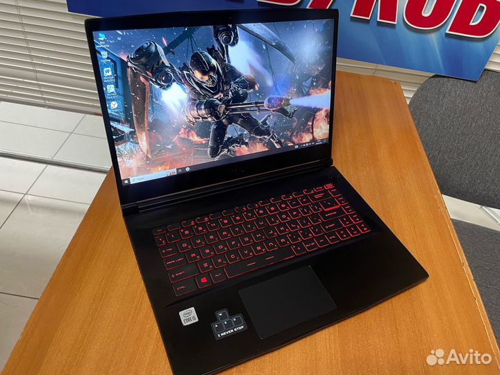 Игровой ноутбук MSI / i5 / 24gb / RTX 3050Ti