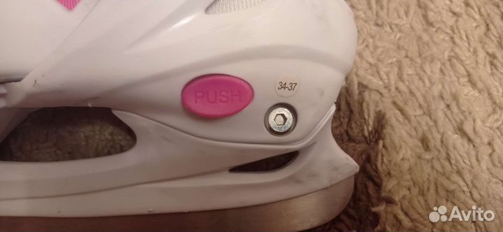 Коньки детские раздвижные 34 37