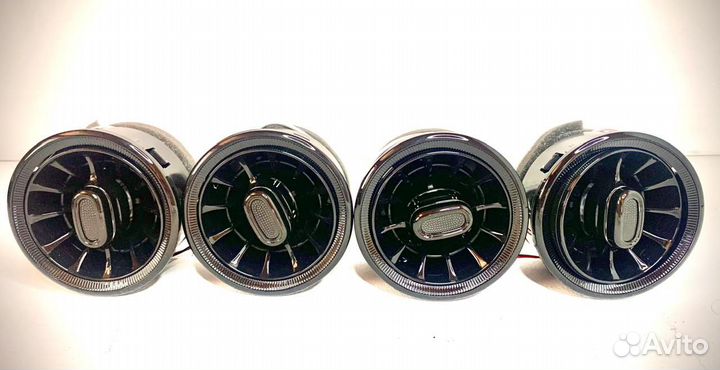 Дефлекторы воздуховода AMG(тюнинг), черные