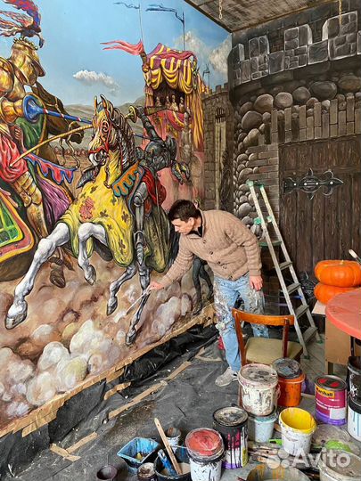 Роспись стен на заказ