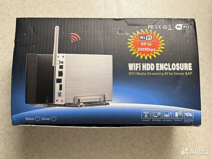 Сетевой диск 500 GB / WiFi роутер