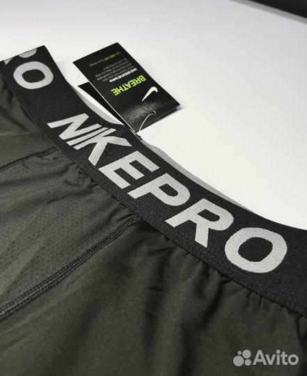 Компрессионные штаны / рашгард nike pro