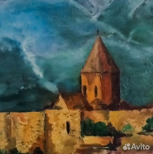 Картина на стену на подрамнике, масло