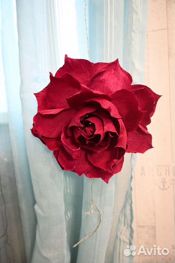 Ростовые цветы из бумаги