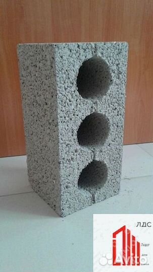 Керамзитобетонный блок