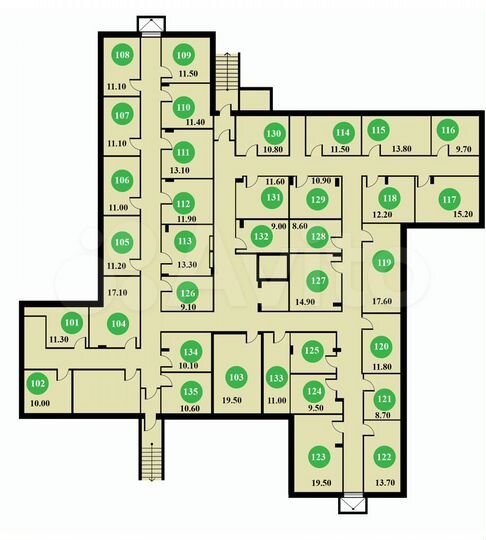 Помещение свободного назначения, 10.1 м²
