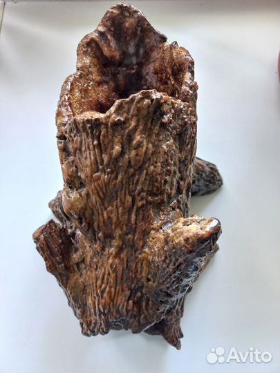 Декор.коряга глина