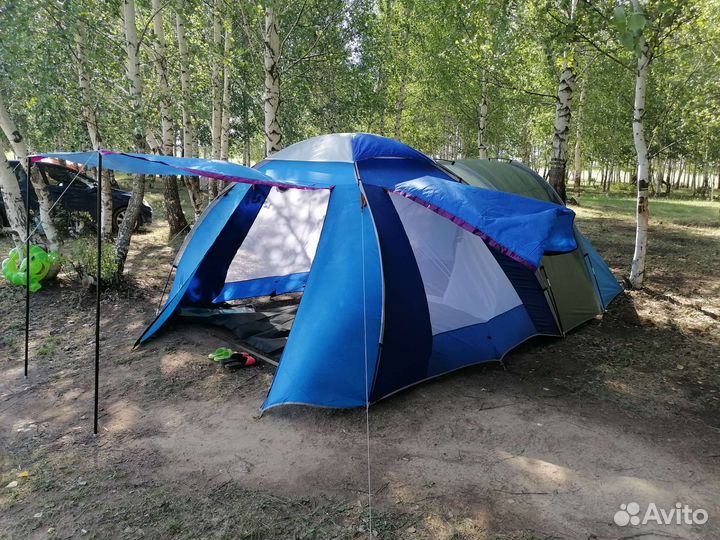 Палатка Coleman с шатром и навесом