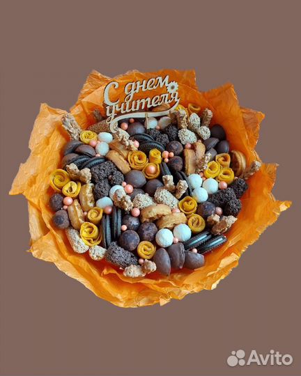 Съедобный букет женщине