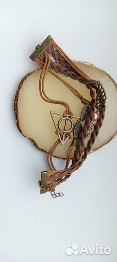 Браслет с символами Гарри Поттер