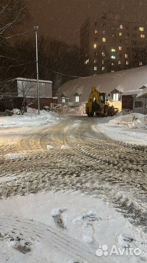 Уборка и вывоз снега строительного мусора