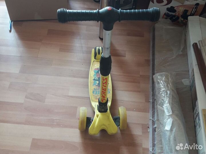 Самокат детский бу,домик для игр