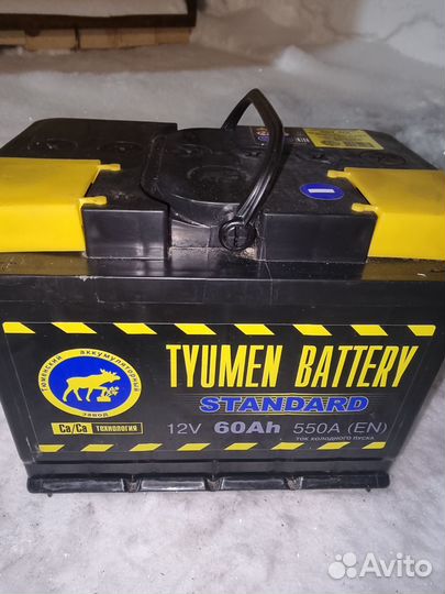 Аккумулятор тюмень 60а