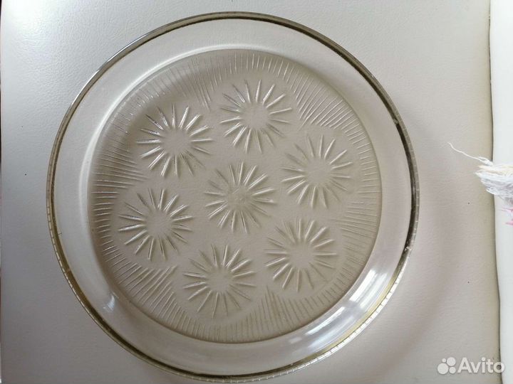 Блюдо. Стекло.дхз 1961. Фужер большой