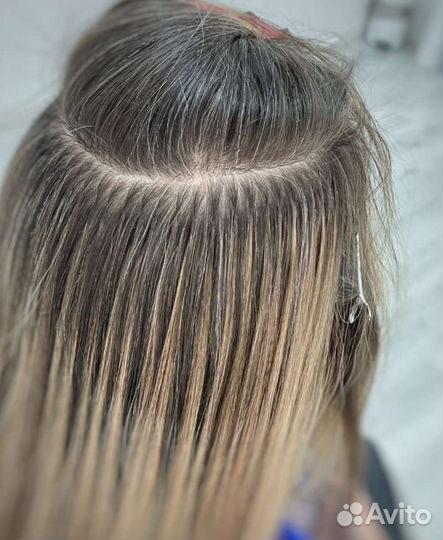 Наращивание волос от 30 см
