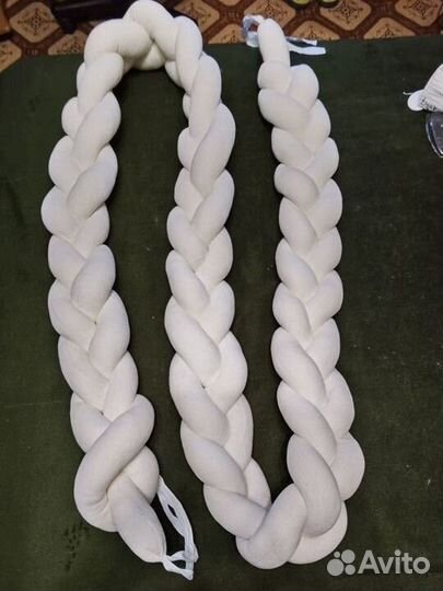 Бортик коса в кроватку