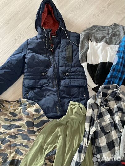 Пакет одежды осень зима для мальчика рост 140-150
